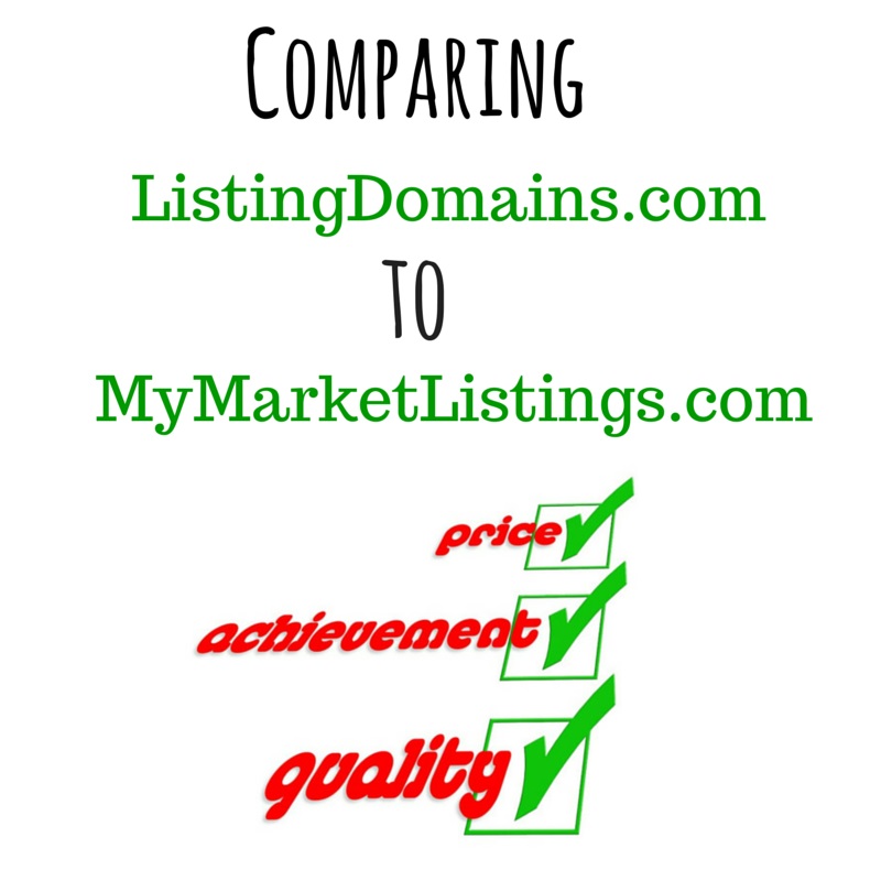 Comparing ListingDomains to MyMarketListings